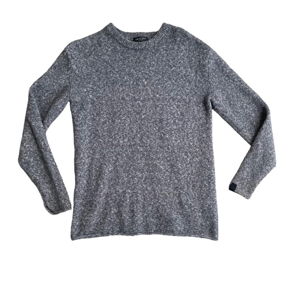 Rag & Bone Women’s Grey Alpaca Blend Knitted Crewneck Sweater - Picture 1 of 6